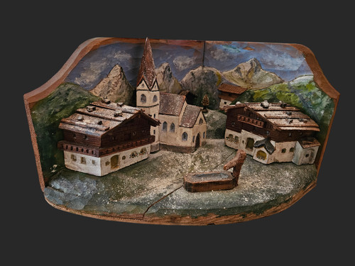Alte winterlandschaft 1930 - alte,
