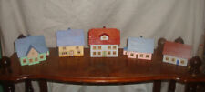 5 alte  Miniatur Häuser